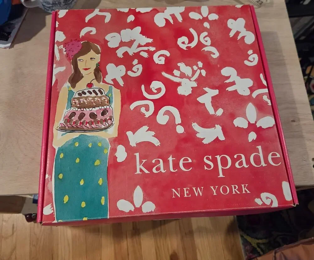 Kate Spade Just Desserts Cake Pedestal /Plate/Stand x Lenox by Bella Foster NIB